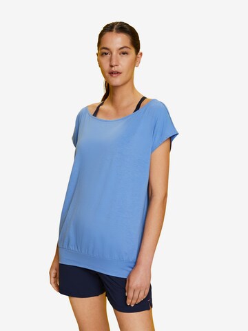 ESPRIT Performance Shirt in Blue: front