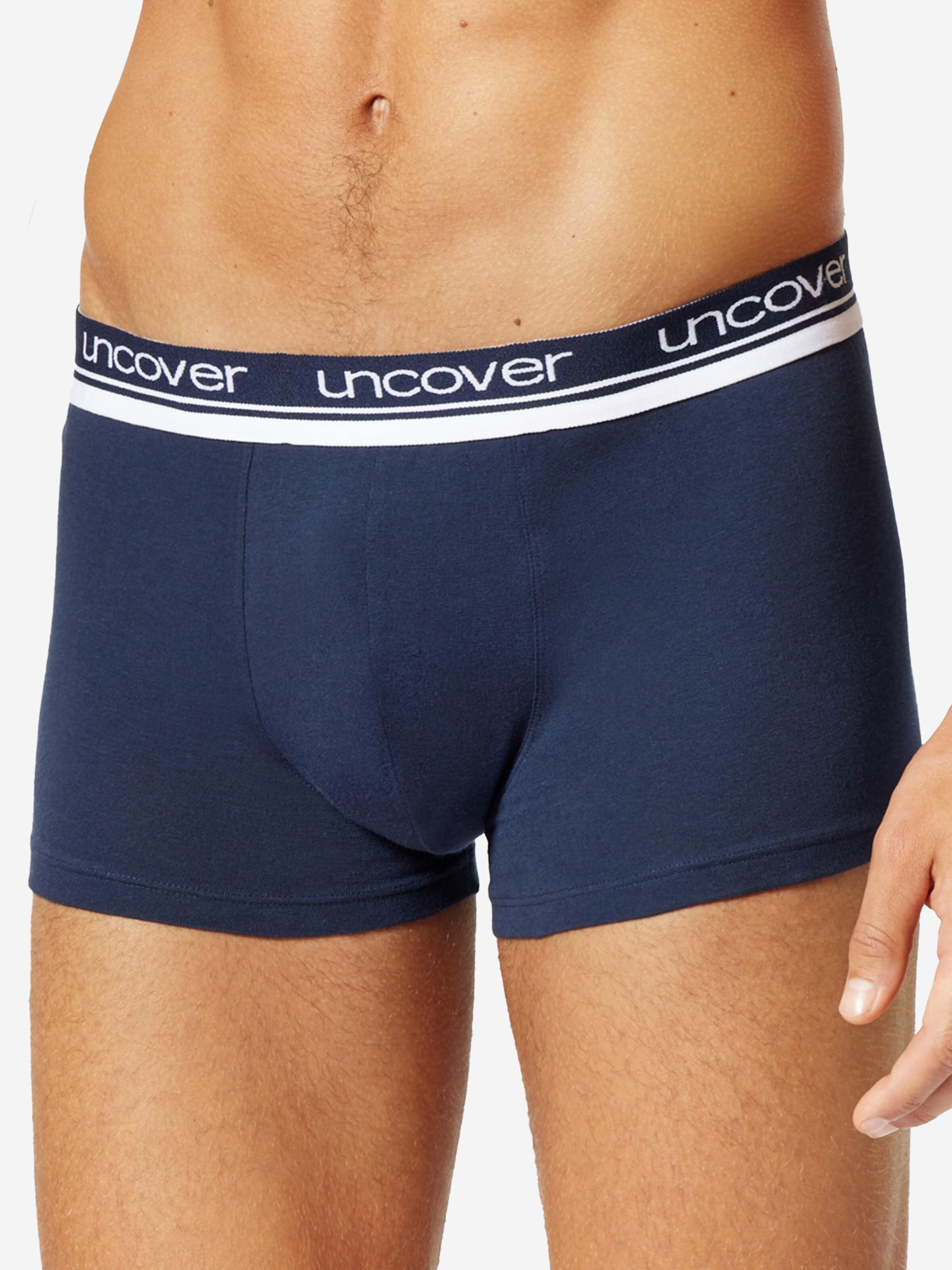uncover by SCHIESSER Boxershorts 'Basic'‌‌‌ in Schwarz: Vorderseite