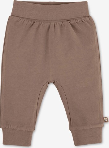 STERNTALER Tapered Pants 'Emmi' in Brown: front