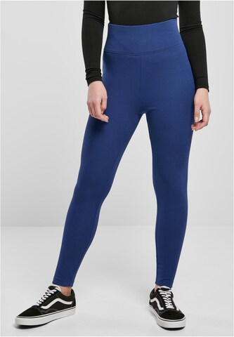 Urban Classics Skinny Leggings i blå: framsida