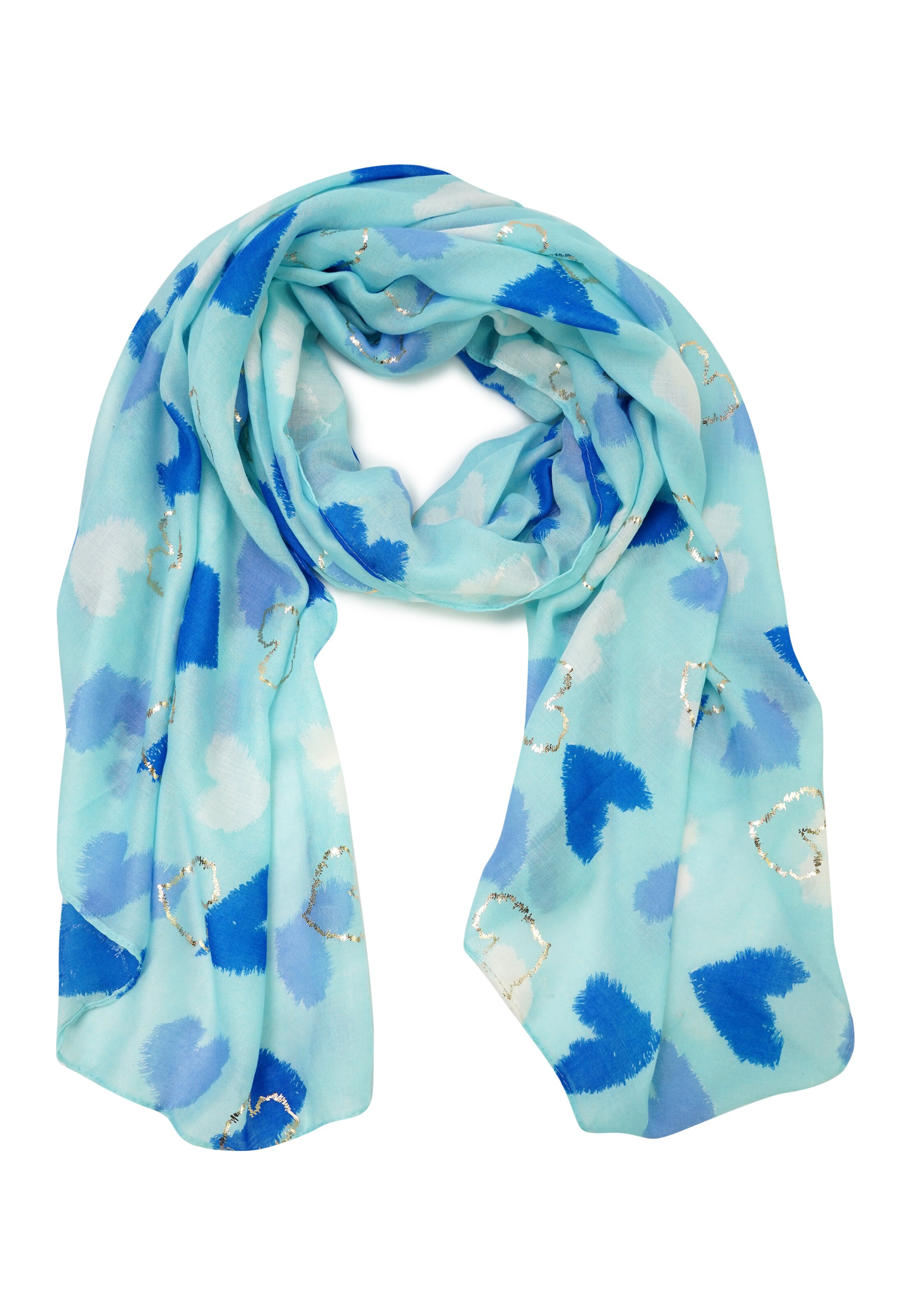 HARPA Scarf 'URA' in Blue