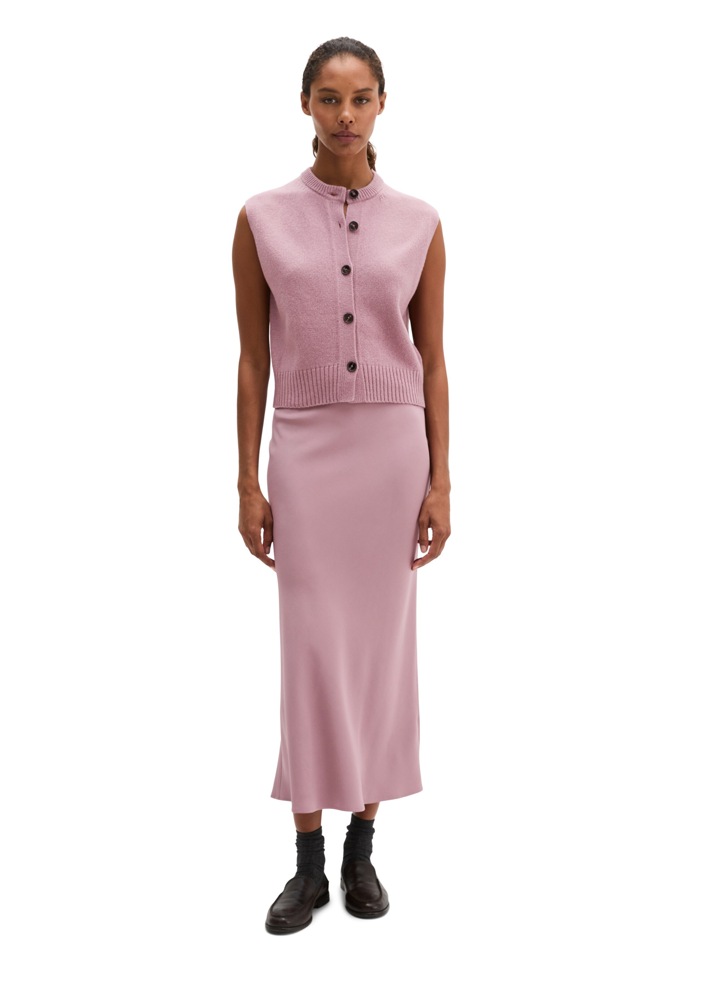 Marc O'Polo Knitted vest in Purple