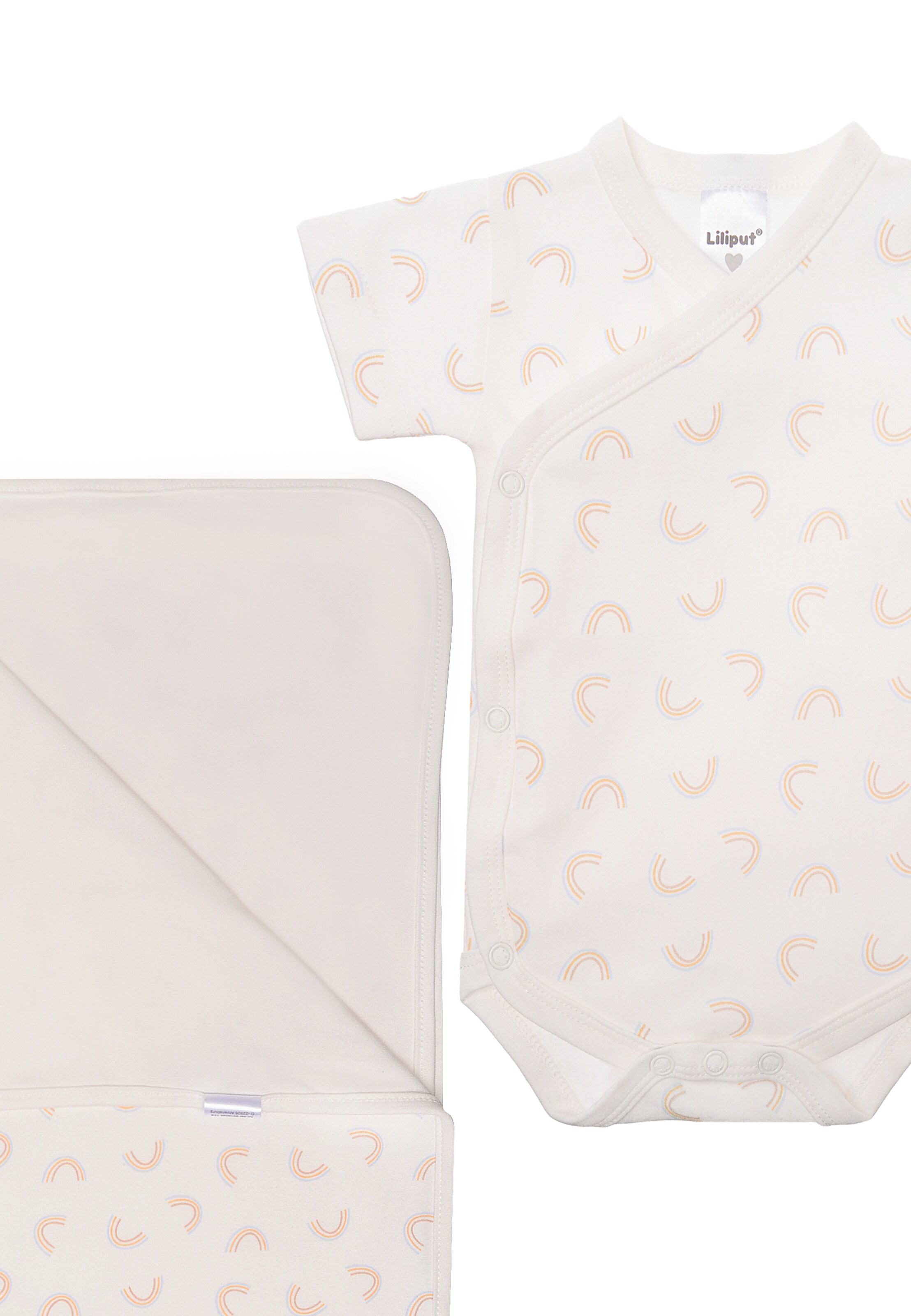 LILIPUT Wäsche-Set 'Regenbogen' in Beige