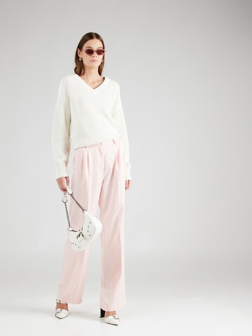 GUESS - regular Pantalón de pinzas 'REBECCA' en rosa