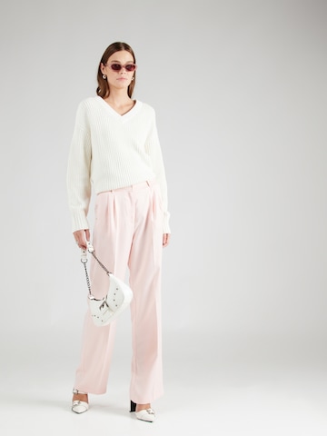 GUESS Regular Pleated Pants 'REBECCA' in Pink