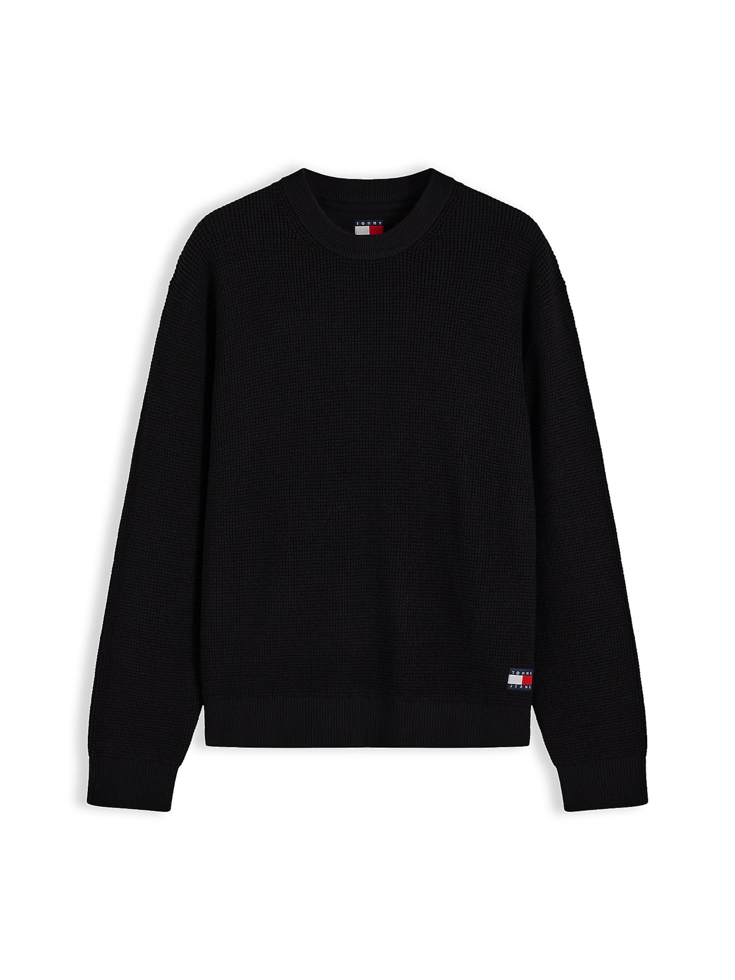 Tommy Jeans - Jersey en negro: frente