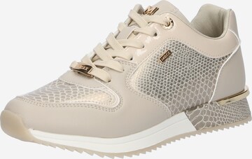 MEXX Låg sneaker 'Fleur' i beige: framsida