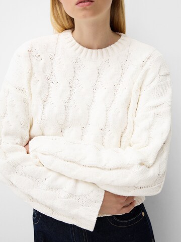 Pull-over Bershka en beige