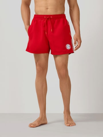 FC BAYERN MÜNCHEN Badehose Essentials in Rot