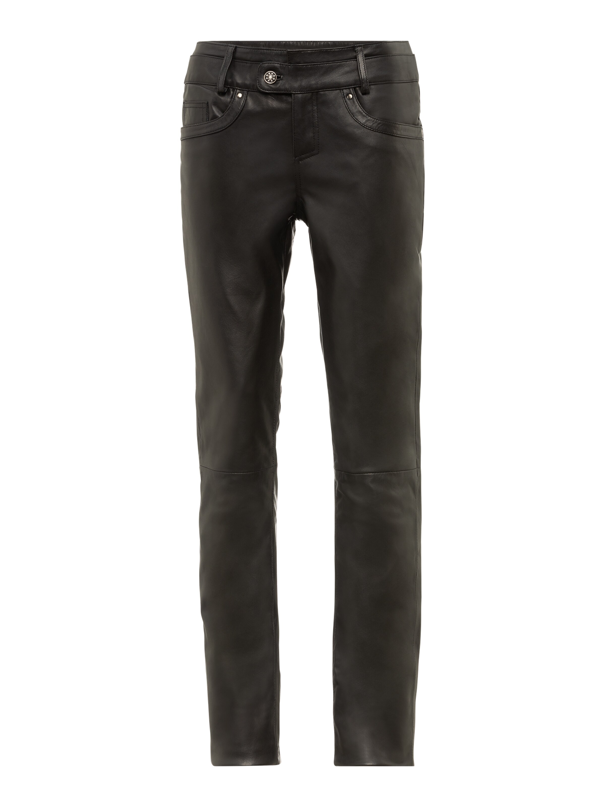 RICANO - Slimfit Pantalón 'Triston-B' en negro: frente