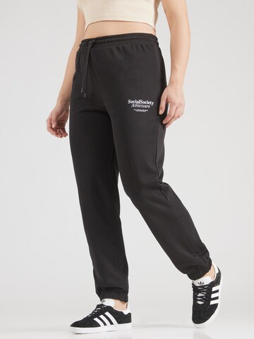 Effilé Pantalon 'CARDAZE' ONLY Carmakoma en noir : devant