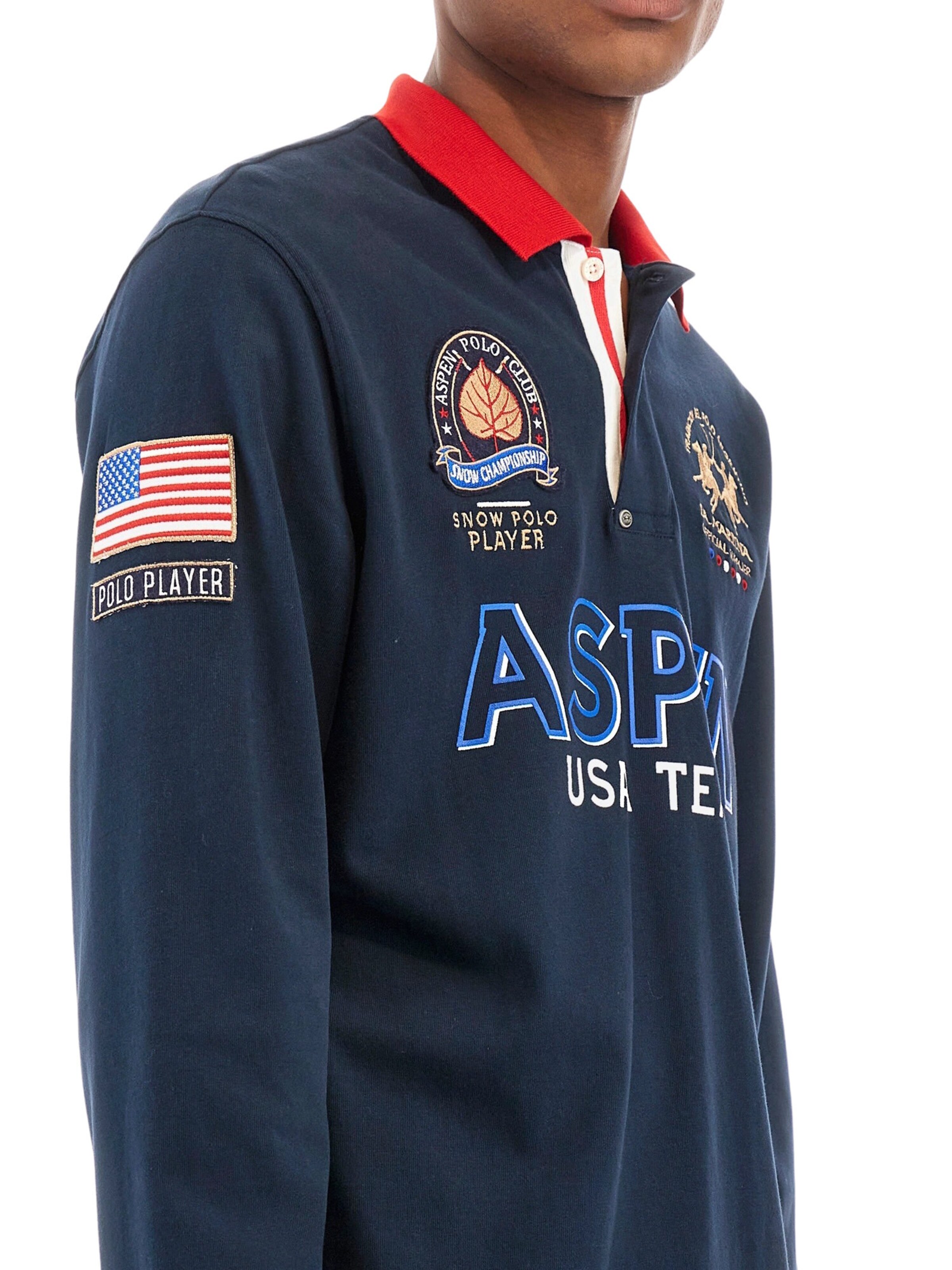 T-Shirt 'Waylin' La Martina en bleu