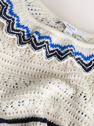 Next Vyšívaný top - Biela
