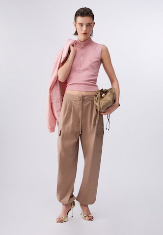 Liu JoTapered Cargo hlače - bež boja