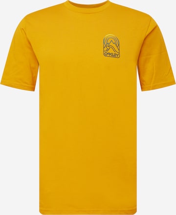 OAKLEY - Camiseta funcional 'Mountain Sun' en amarillo: frente