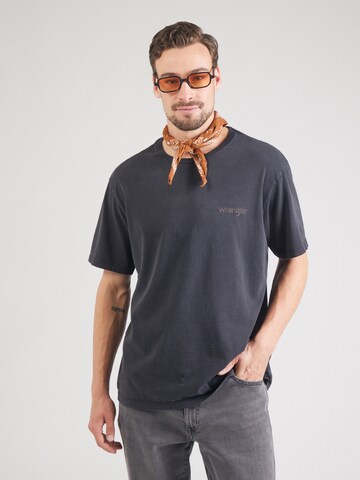 T-Shirt WRANGLER en noir : derrière