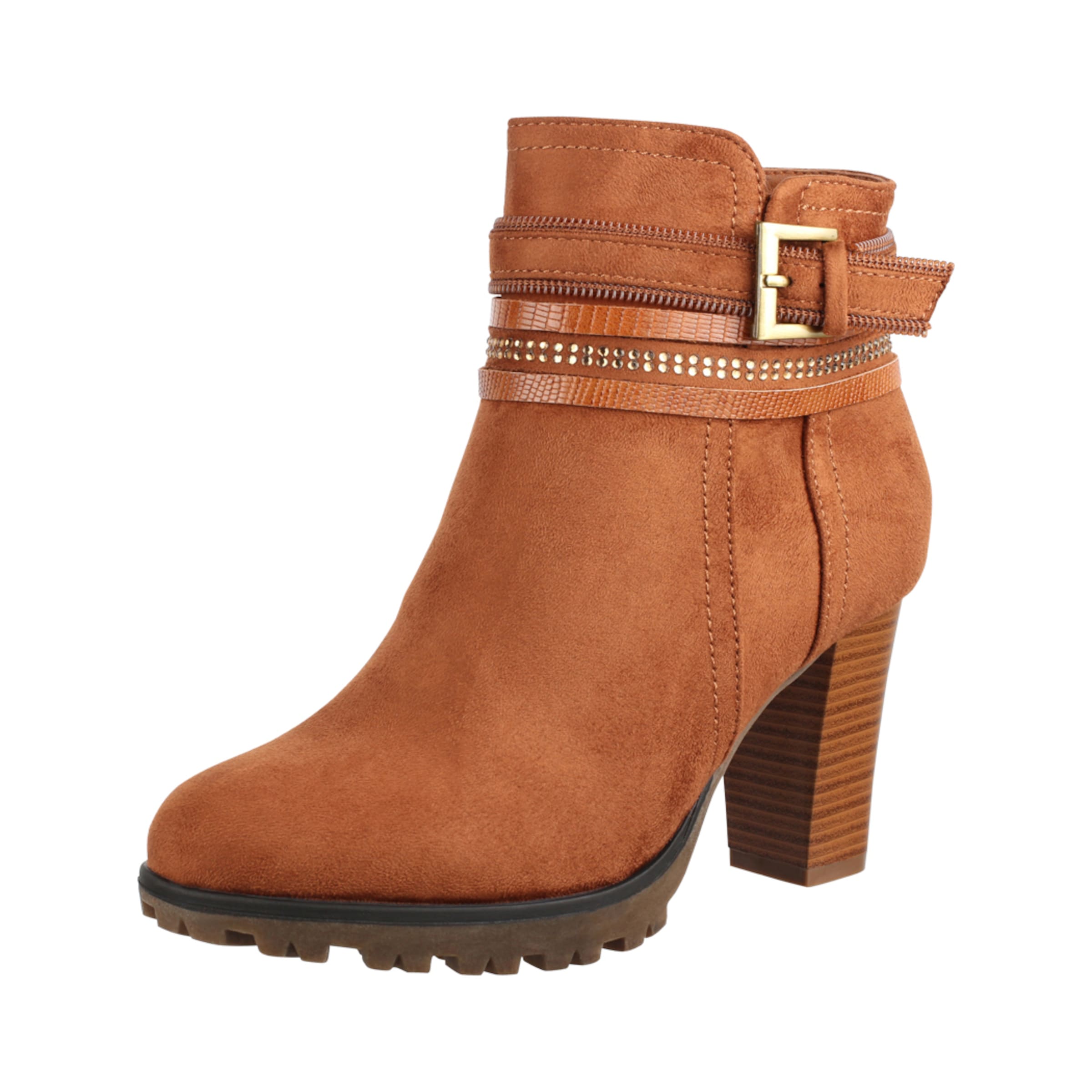 Bottines Elara en marron : devant
