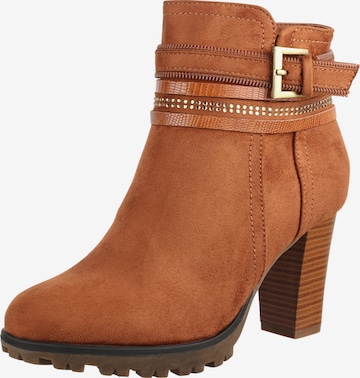 Bottines Elara en marron : devant