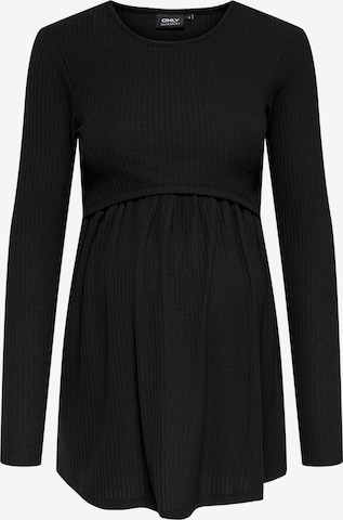 Only Maternity Bluse 'OLMMALAYA' i sort: forside