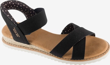Sandales 'Skechers Desert Kiss' SKECHERS en noir : devant