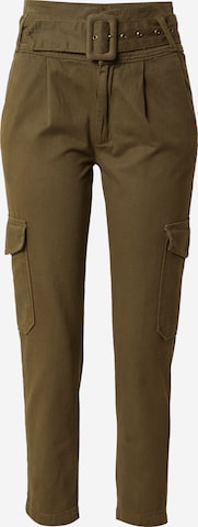 Koton Pleat-Front Pants in Green: front