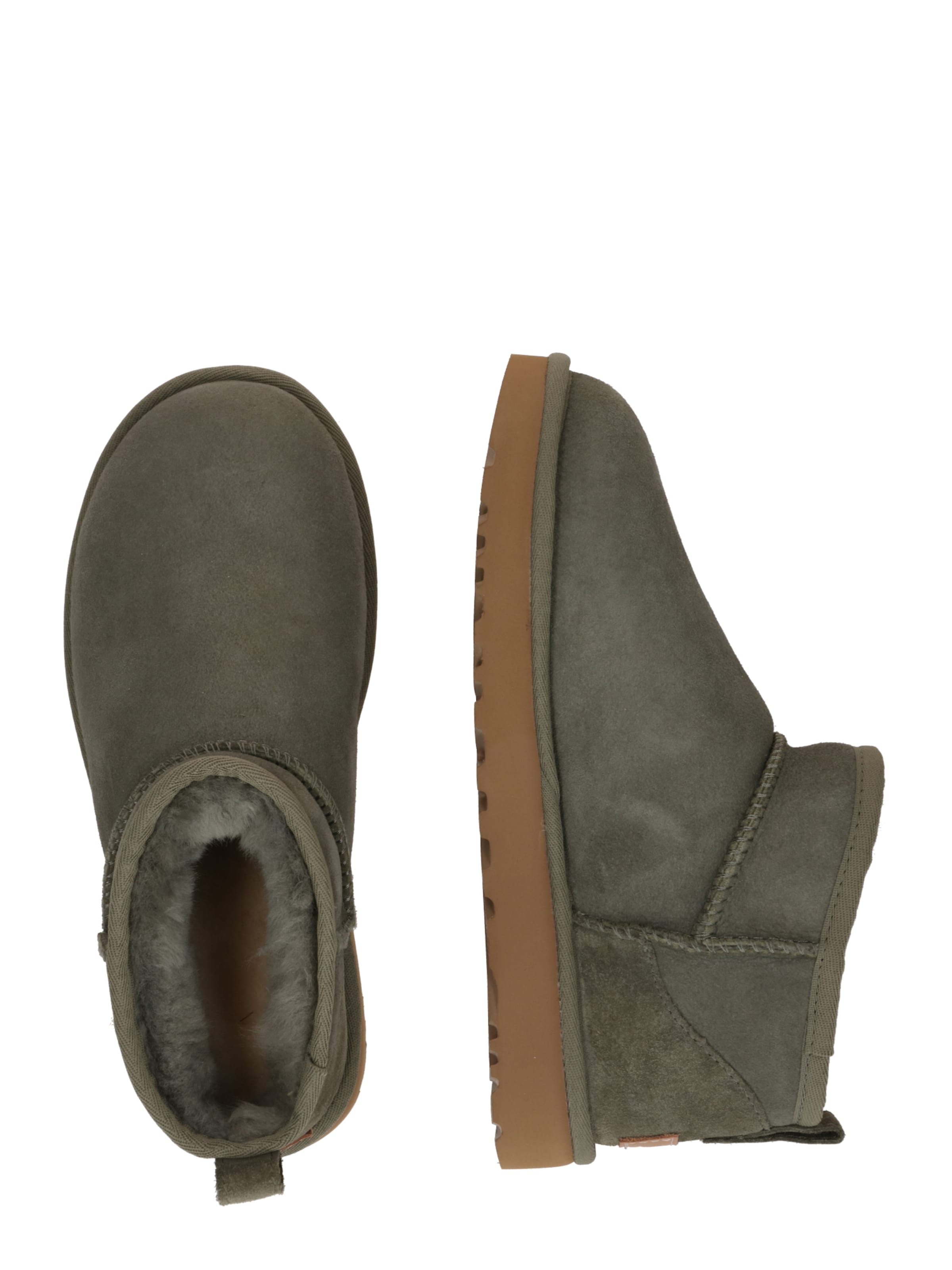 UGG - Botas 'Classic Ultra Mini' em verde