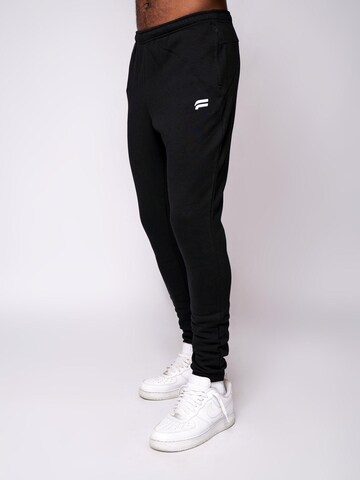 Fortex Fitness Slimfit Sportbroek 'Essential Jogger' in Zwart