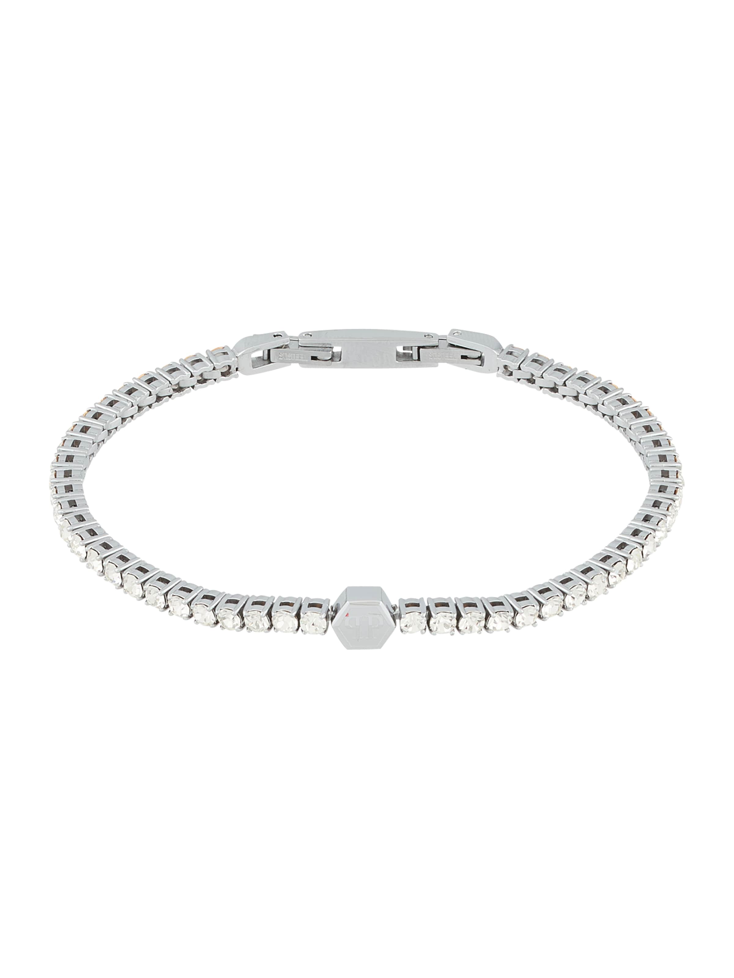 Braccialetto di Philipp Plein Jewellery in argento: frontale