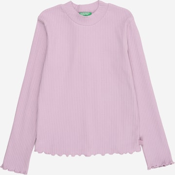 purpurinė UNITED COLORS OF BENETTON Marškinėliai: priekis