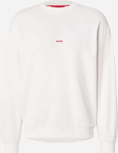 HUGO Sweater majica 'Dubraxo' u bež / crvena / crna, Pregled proizvoda