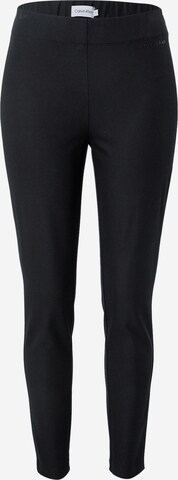Calvin Klein Slimfit Kalhoty – černá: přední strana
