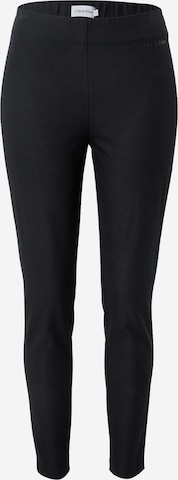Calvin Klein Püksid, värv must: eest vaates