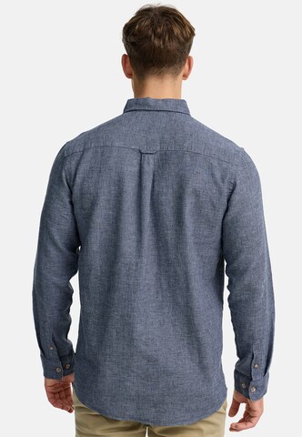 INDICODE JEANS Regular fit Button Up Shirt in Blue