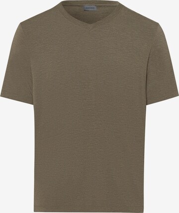 Hanro V-Shirt ' Casuals ' in Beige: predná strana