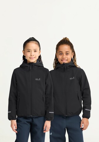 JACK WOLFSKIN Outdoor jacket in Black: front