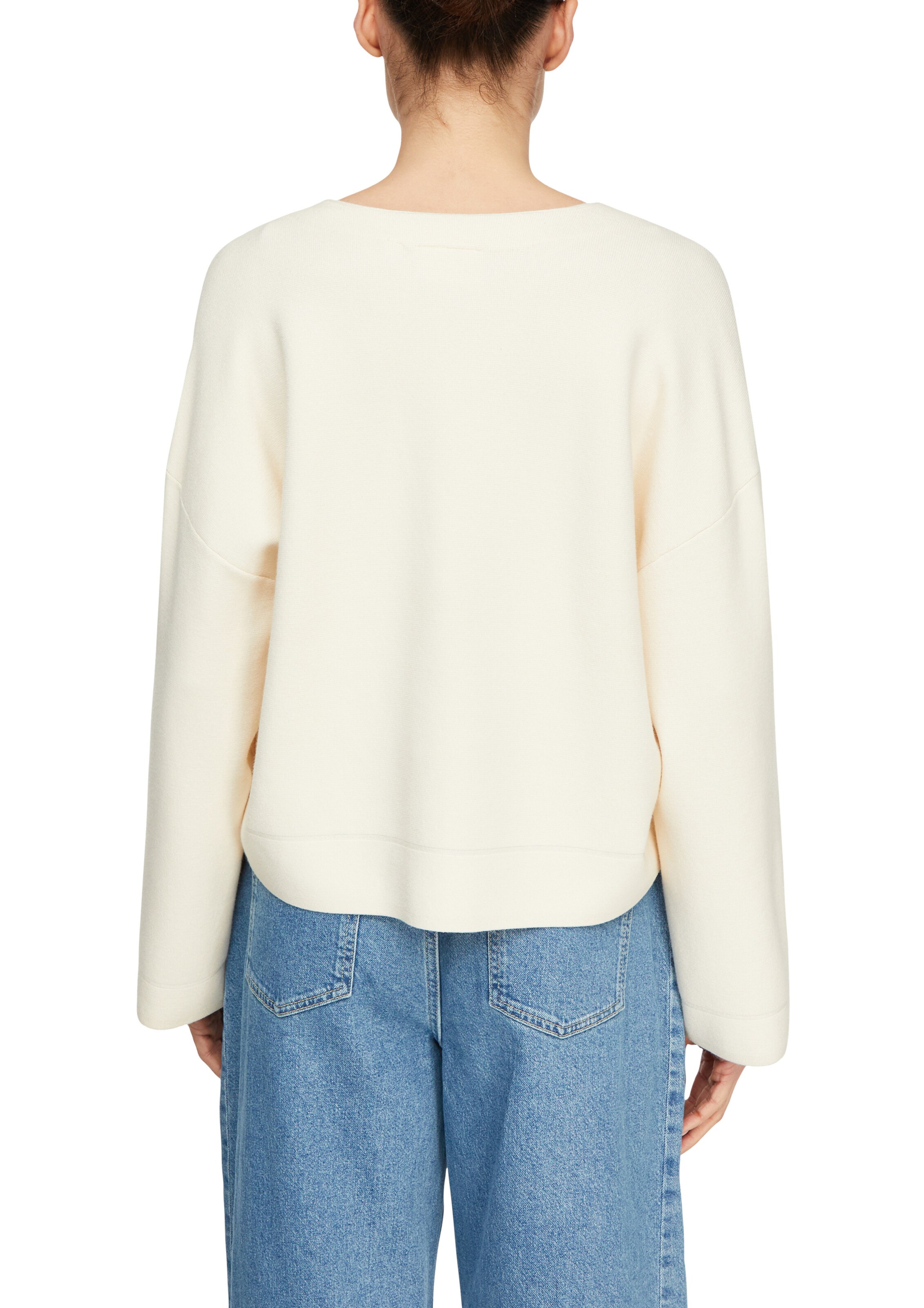 COMMA Gebreid vest in Beige
