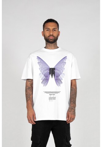 MJ Gonzales - Camiseta 'Metamorphose V.6' en blanco: frente