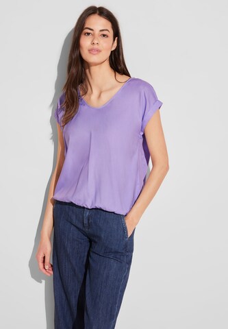 STREET ONE Bluse in Lila: Vorderseite