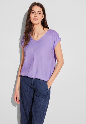 STREET ONE Blouse in Purple: front