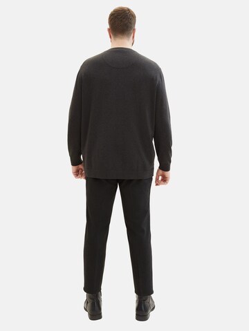 TOM TAILOR Men + Slim fit Chino Pants in Black