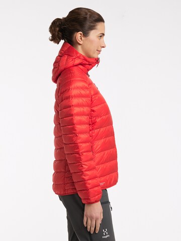 Haglöfs Outdoor Jacket 'Roc Down' in Red