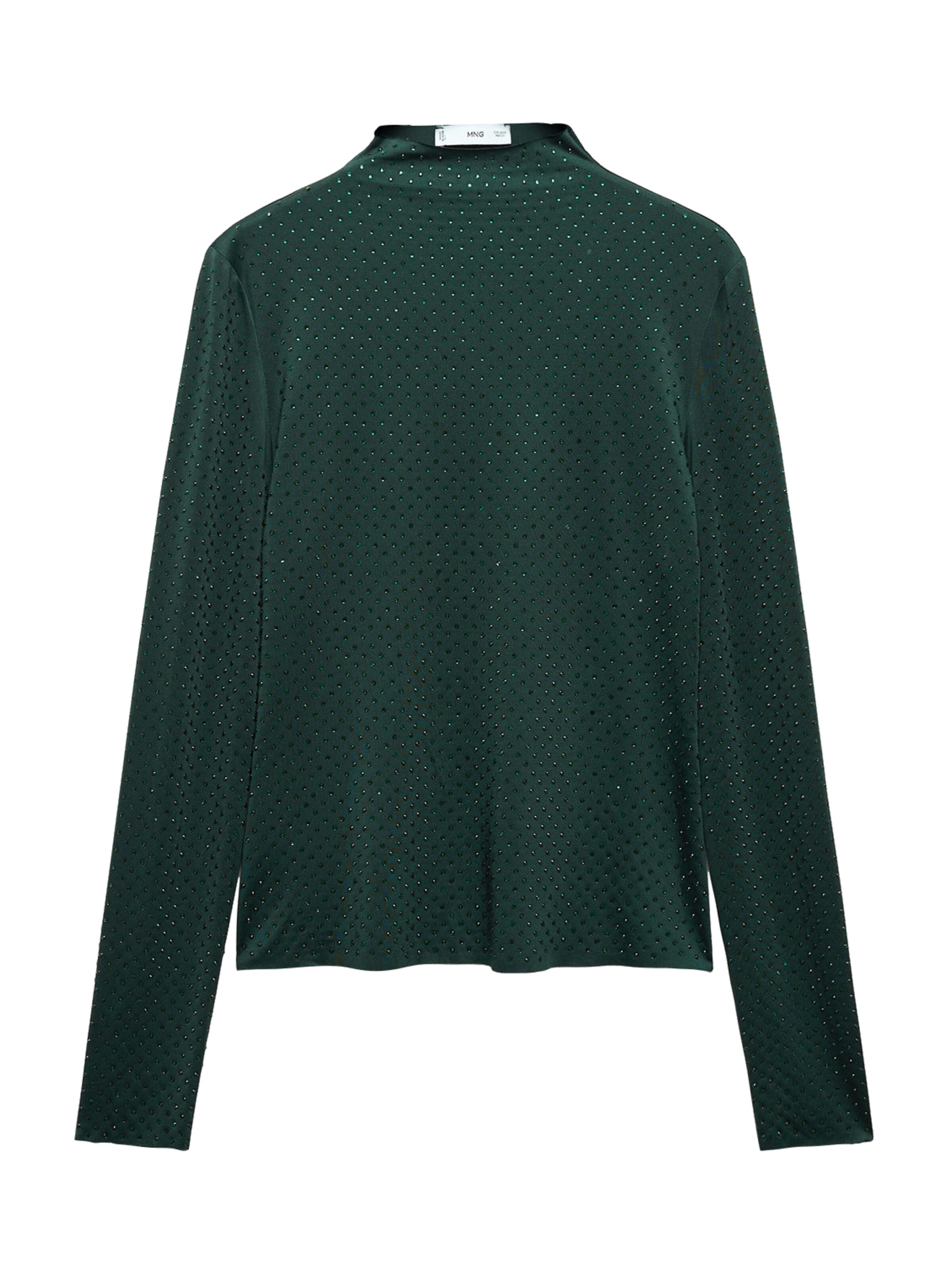 MANGO Shirt 'Xstrass' in Grün: Vorderseite