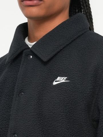 Nike Sportswear Sweat jacket 'CLUB' in Black