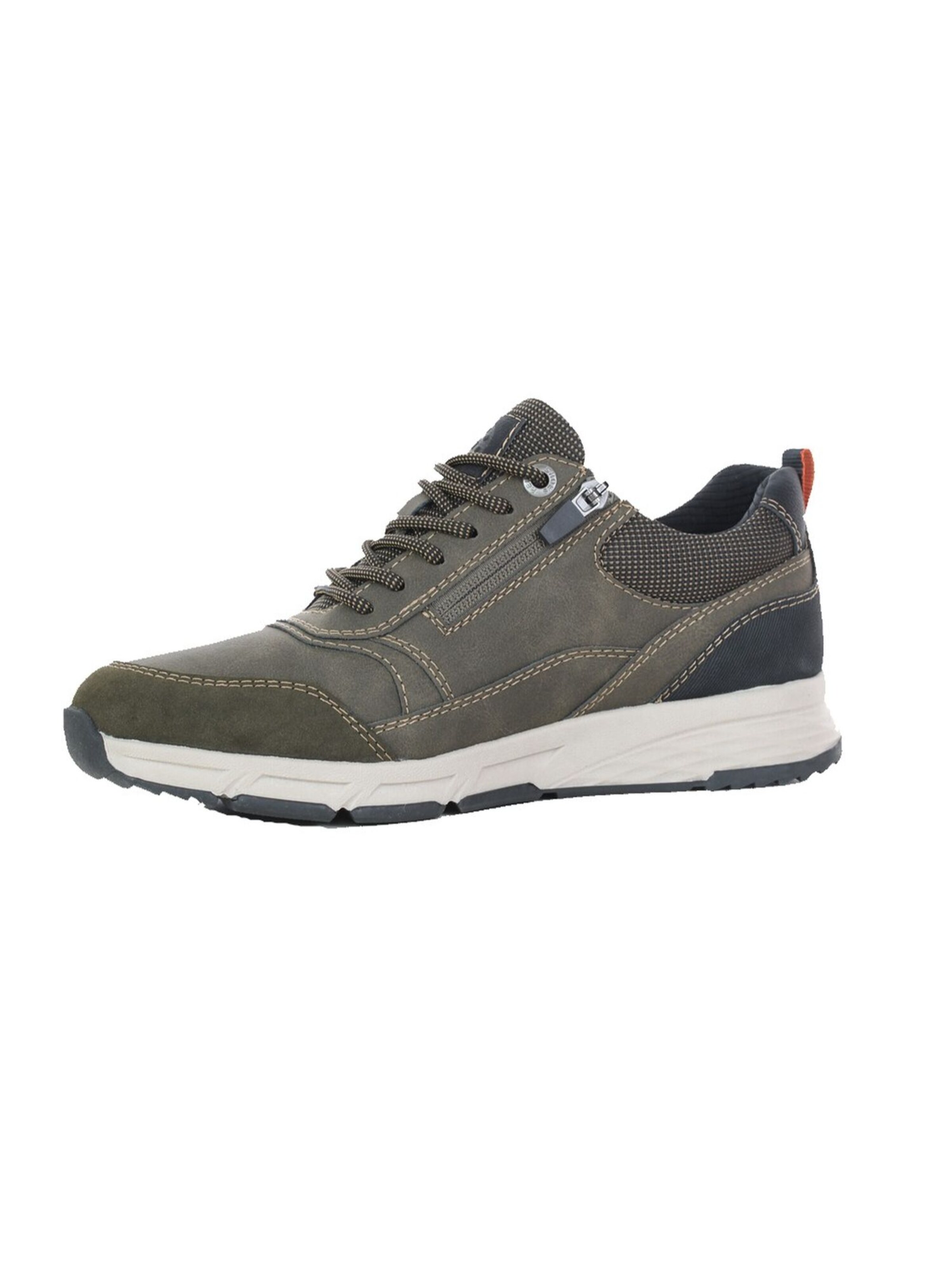 Relife Lace-up boot in Green: front