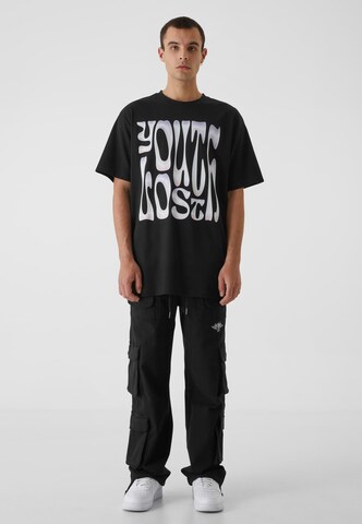 Lost Youth Regular Cargo trousers in Black