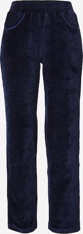 Tranquillo Regular Broek in Blauw: voorkant