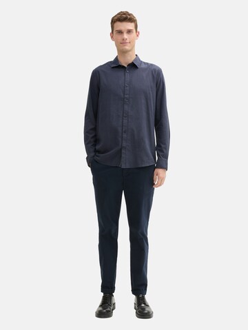TOM TAILOR Regular fit Button Up Shirt in Blue