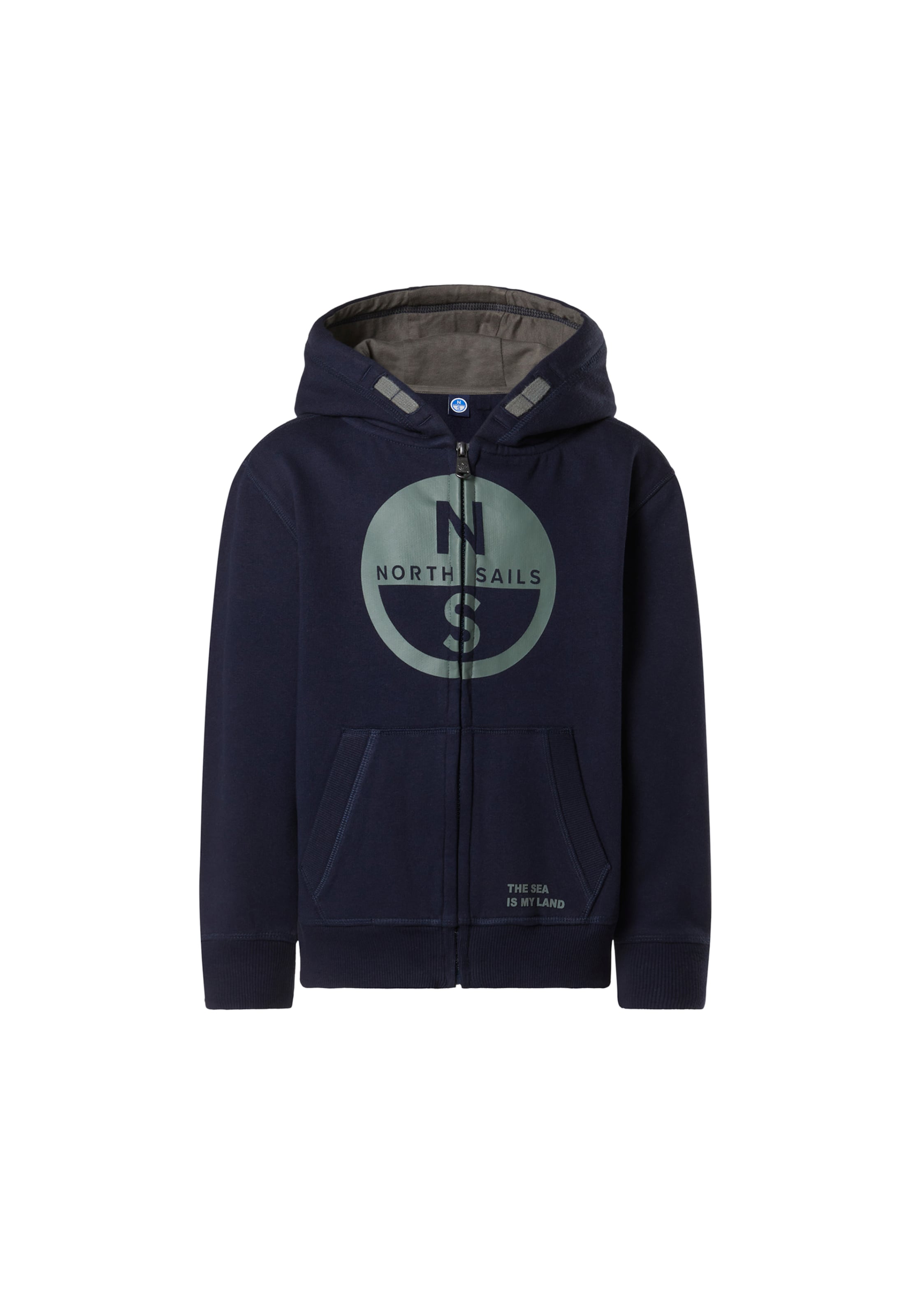 North Sails Sweatjacke in Blau: Vorderseite