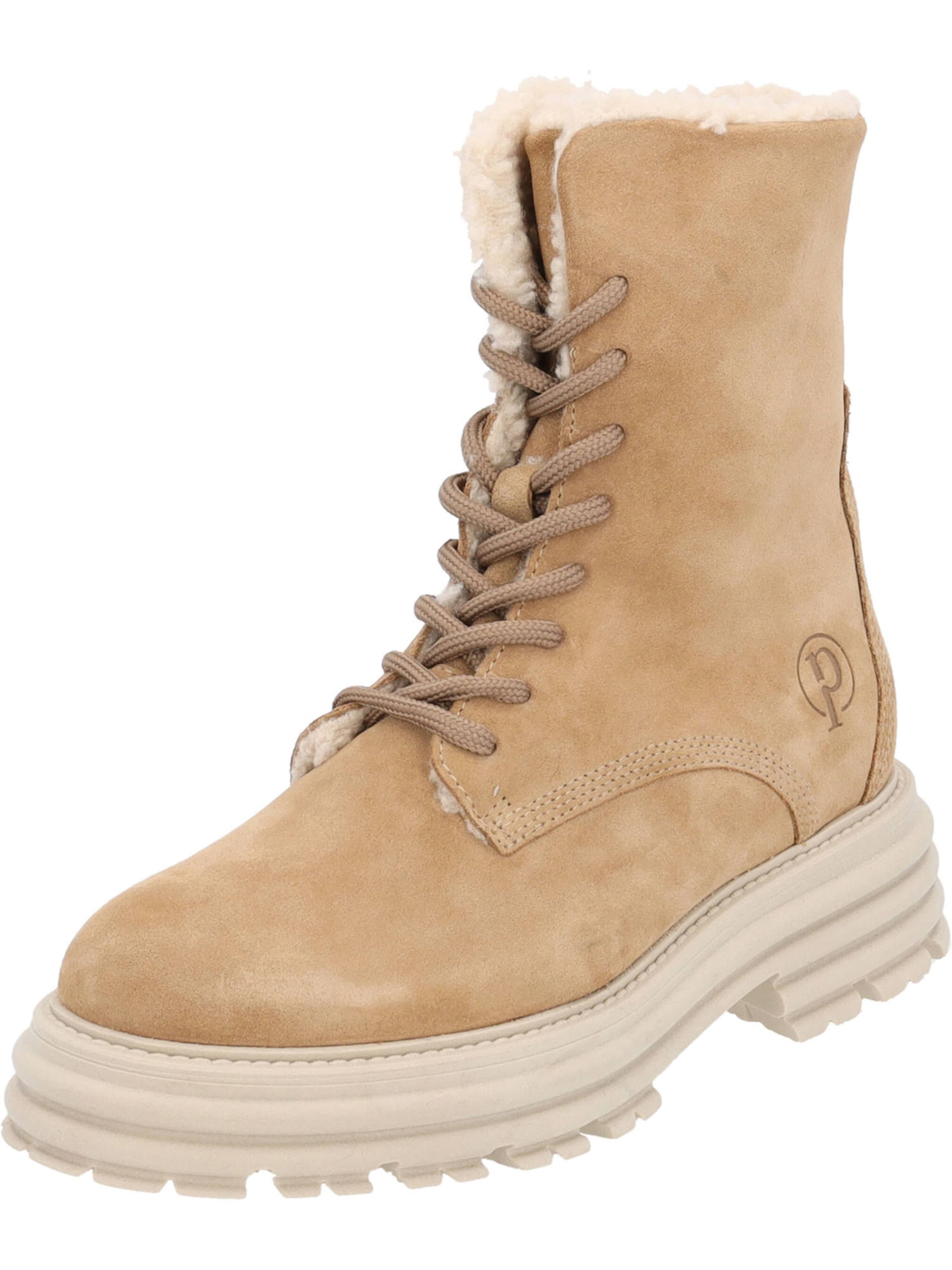 Palado Šněrovací kozačky 'Cabrera' – béžová: přední strana