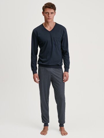 Pyjama long CALIDA en bleu : devant